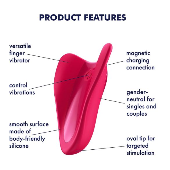 Satisfyer High Fly - oppladbar, vanntett klitorisstimulator (rosa)