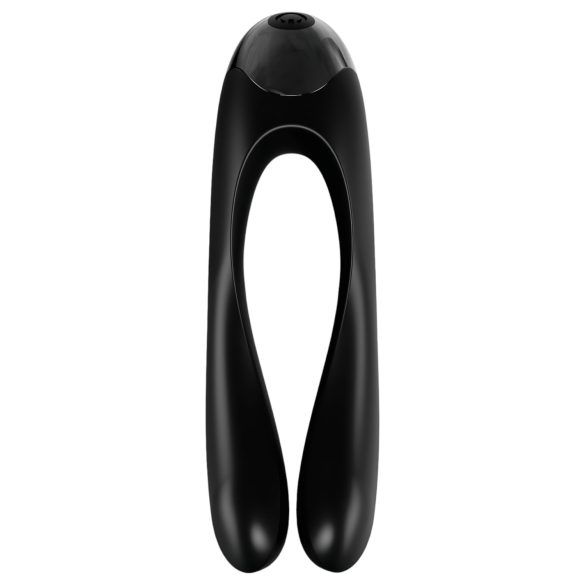 Satisfyer Candy Cane - oppladbar, vanntett toarmet vibrator (svart)