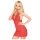 Penthouse Sweet & Spicy - blondersett med halterneck (rød) - L/XL