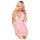 Penthouse Sweet & Spicy - blonder undertøyssett med halterneck (rosa) - M/L