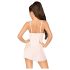 Penthouse Casual Seduction - blonde nattkjole og tanga (hvit) - L/XL
