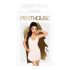 Penthouse Casual Seduction - blonde nattkjole og tanga (hvit) - L/XL