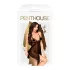 Penthouse Sweet Beast - Roser Baby Doll Sett (svart) - L/XL