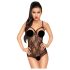 Penthouse Turned on - åpen blondebody (svart) - L/XL