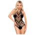 Penthouse Go Hotter - halterneck mesh-body (svart) - XL