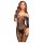 Penthouse Drømmende Diva - sikksakk Carmen-jumpsuit (svart) - XL
