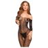 Penthouse Dreamy Diva - zikk-zakk Carmen catsuit (svart) - XL