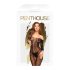 Penthouse Dreamy Diva - zikk-zakk Carmen catsuit (svart) - XL
