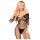 Penthouse High Profile - blomstrete Carmen jumpsuit (svart) - XL