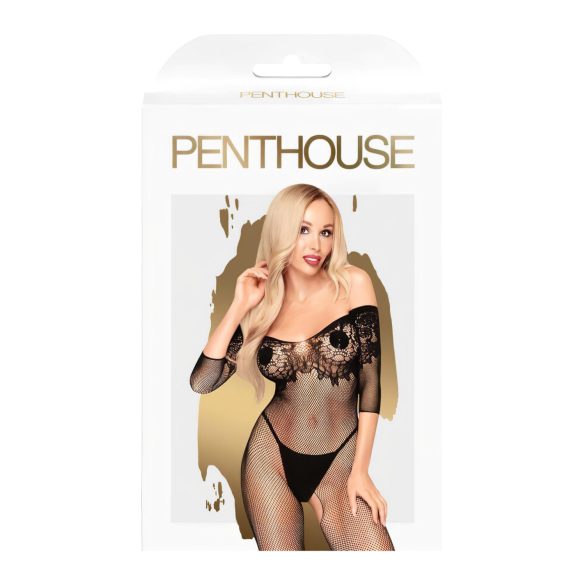 Penthouse High Profile - blomstrete Carmen jumpsuit (svart) - XL
