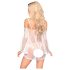 Penthouse Lip Smacker - Blonder & Off-Shoulder Sett (hvit) - L/XL