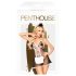 Penthouse Teaser - 3-delt stuepike kostyme (svart-hvitt)
