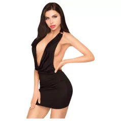   Penthouse Heart Rob - halterneck kjole og thong (svart) - M/L