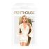 Penthouse Sweet Retreat - blonderobe og stringtruse (hvit)