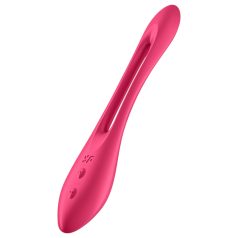   Satisfyer Elastic Joy - oppladbar, fleksibel parvibrator (rød)