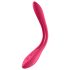 Satisfyer Elastic Joy - oppladbar, fleksibel parvibrator (rød)