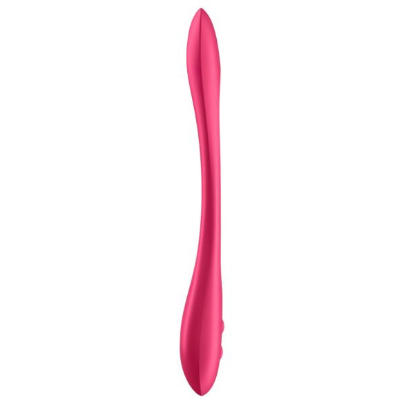 Satisfyer Elastic Joy - oppladbar, fleksibel parvibrator (rød)