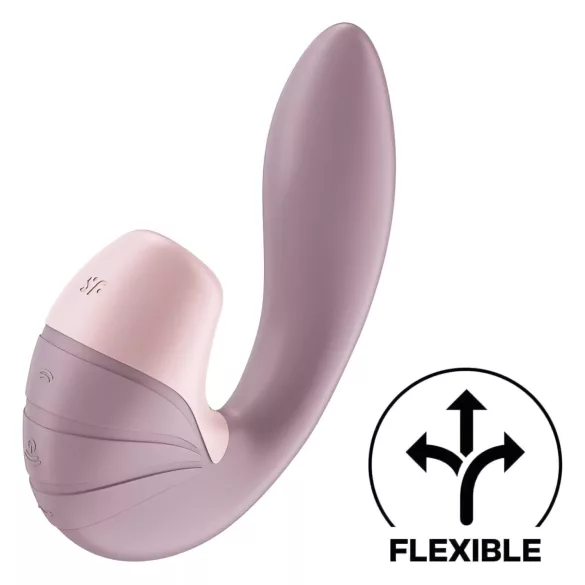 Satisfyer Supernova - Oppladbar 2-i-1 luftbølgevibrator (rosa)