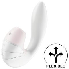 Satisfyer Supernova - oppladbar 2-i-1 luftbølge vibrator (hvit)   Satisfyer Supernova - oppladbar 2-i-1 luftbølge vibrator (hvit)