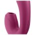 Satisfyer Sunray - oppladbar 2-i-1 luftbølgevibrator (rød)