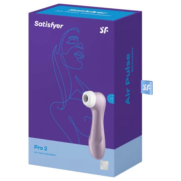 Satisfyer Pro 2 Gen2 - oppladbar klitorisstimulator (fiolett)
