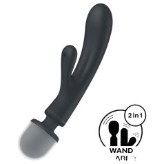 Satisfyer Triple Lover - Sølv G-punkt og massasjevibrator