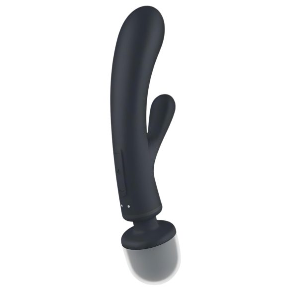 Satisfyer Triple Lover - Sølv G-punkt og massasjevibrator