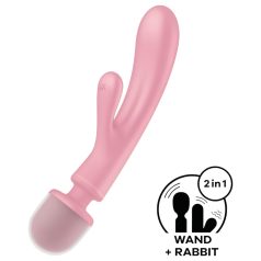 Satisfyer Triple Lover - G-punkt & massasjevibrator (rosa)