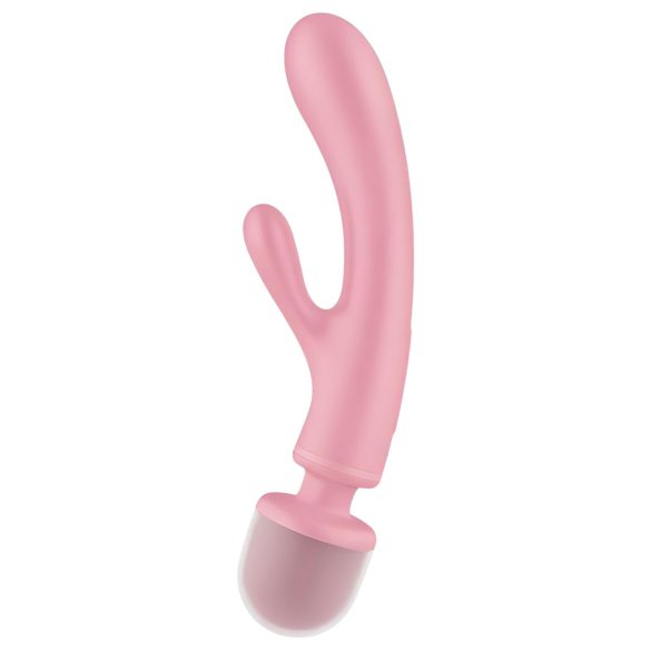 Satisfyer Triple Lover - G-punkt & massasjevibrator (rosa)