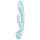 Satisfyer Triple Oh - oppladbar klitorisvibrator med arm (blå)