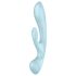 Satisfyer Triple Oh - oppladbar klitorisvibrator med arm (blå)