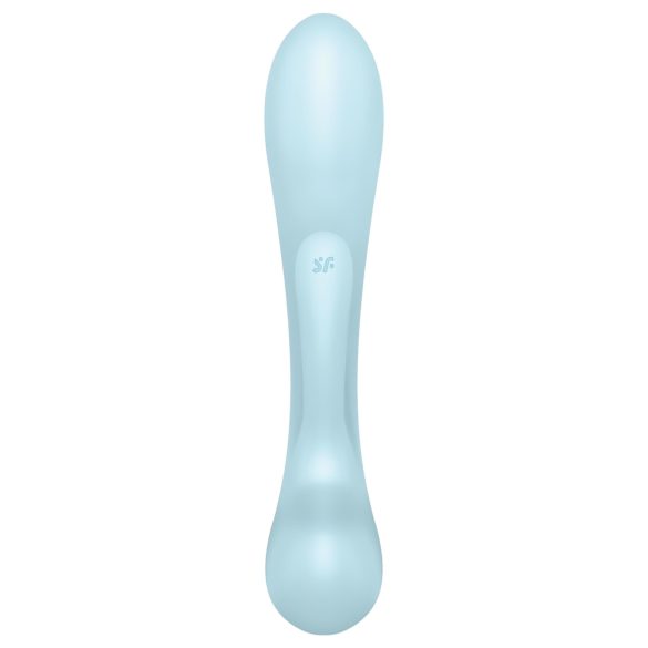 Satisfyer Triple Oh - oppladbar klitorisvibrator med arm (blå)