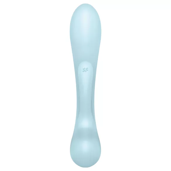 Satisfyer Triple Oh - oppladbar klitorisvibrator med arm (blå)