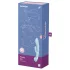 Satisfyer Triple Oh - oppladbar klitorisvibrator med arm (blå)