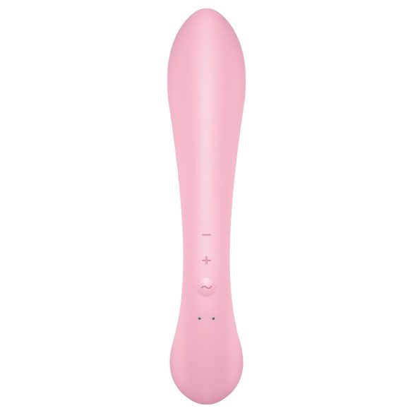 Satisfyer Triple Oh - oppladbar klitorisstimulator med arm (rosa)