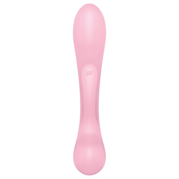 Satisfyer Triple Oh - oppladbar klitorisstimulator med arm (rosa)