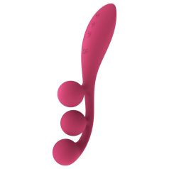   Satisfyer Tri Ball 1 - oppladbar, multifunksjonell vibrator (rød)