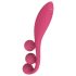 Satisfyer Tri Ball 1 - oppladbar, multifunksjonell vibrator (rød)