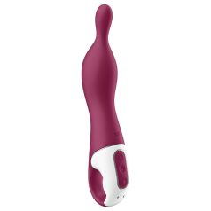 Satisfyer A-Mazing 1 - oppladbar A-punkt vibrasjon (rød) Satisfyer A-Mazing 1 - oppladbar A-punkt vibrasjon (rød)