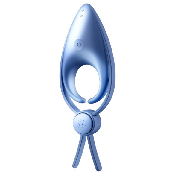 Satisfyer Sniper - Oppladbar vibrasjons penisring (blå)