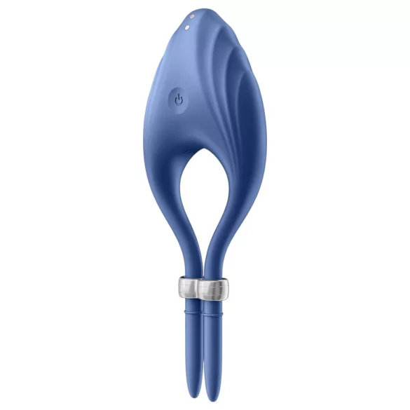 Satisfyer Duelist - oppladbar vibrasjonsring for penis (blå)