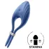 Satisfyer Duelist - oppladbar vibrasjonsring for penis (blå)