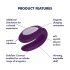 Satisfyer Partnerboks 2 - smart parvibrator sett (2 deler)