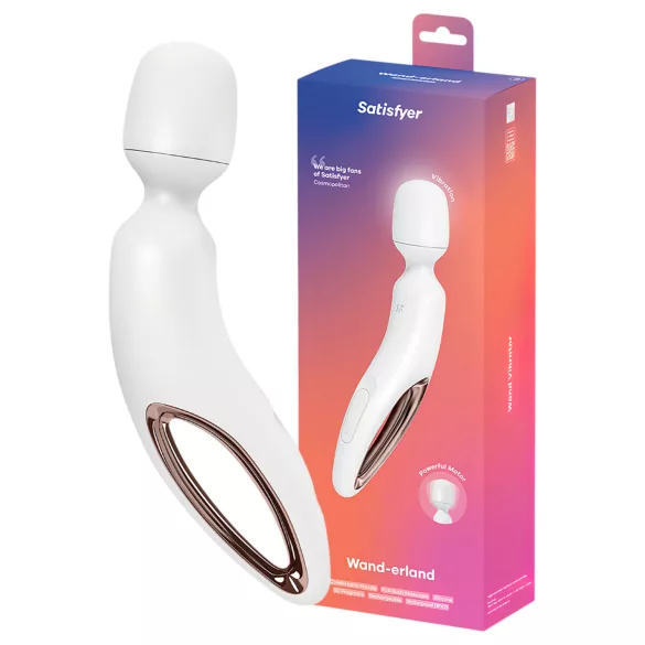 Satisfyer Wand-erland - massasjerende vibrator (hvit)