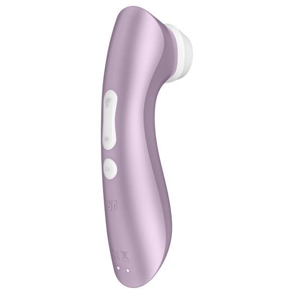 Satisfyer Pro 2+ luftbølgevibrator for klitoris (lilla)