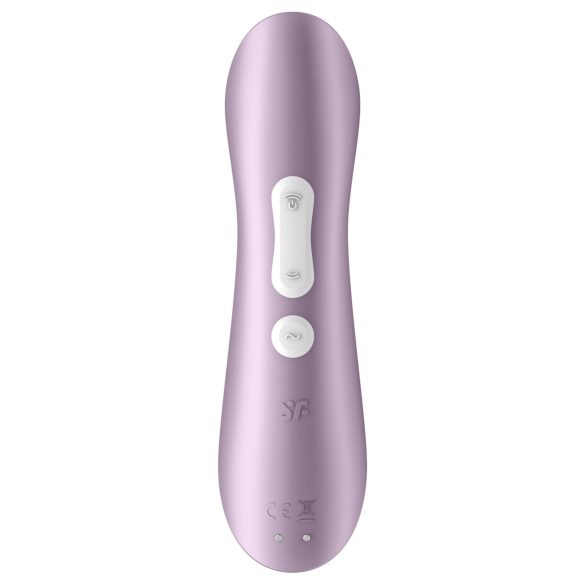 Satisfyer Pro 2+ luftbølgevibrator for klitoris (lilla)