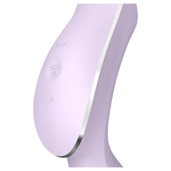Satisfyer Curvy Trinity 2 - luftimpuls 2-i-1 vibrator (lilla)
