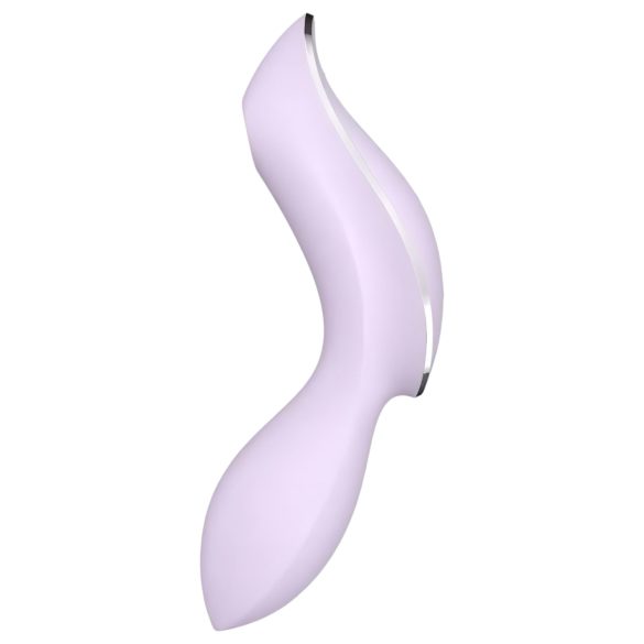 Satisfyer Curvy Trinity 2 - luftimpuls 2-i-1 vibrator (lilla)