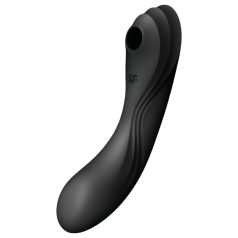   Satisfyer Curvy Trinity 4 - luftbølge 2-i-1 vibrator (svart)