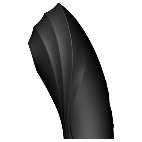 Satisfyer Curvy Trinity 4 - luftbølge 2-i-1 vibrator (svart)